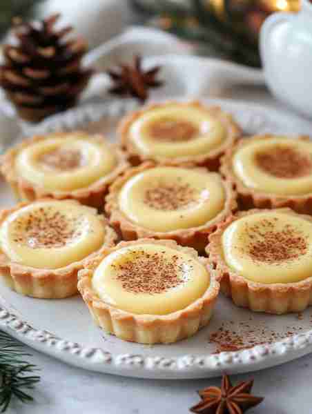 Old-Fashioned Custard Tarts 🍰🥄❤️ These nostalgic little tarts bring classic comfort and creamy van...