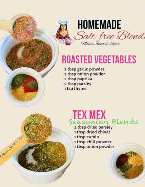 Elevate your meal with these homemade seasonings! Add salt if needed. Roasted Veggies Seasoning Ble...