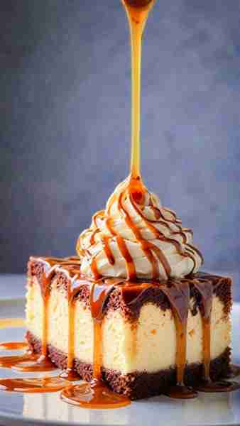 BROWNIE CARAMEL CHEESECAKE SWIRL Ingredients For the Brownie Base: ½ cup (1 stick) unsalted butter 1...