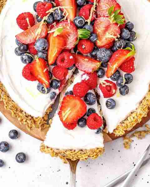 Start your day on a bright and beautiful note with this Berry Breakfast Tart – a healthy and satisfy...