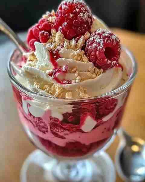 Heavenly Raspberry White Chocolate Mousse Parfait 😋 Discover a delightful treat that will impress e...