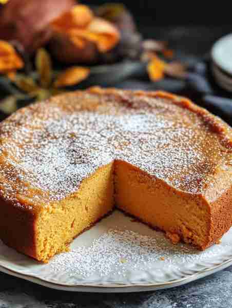 Grandma’s Famous Sweet Potato Butter Cake 🍠🎂🎀 If fall had a flavor, it would taste like this mois...
