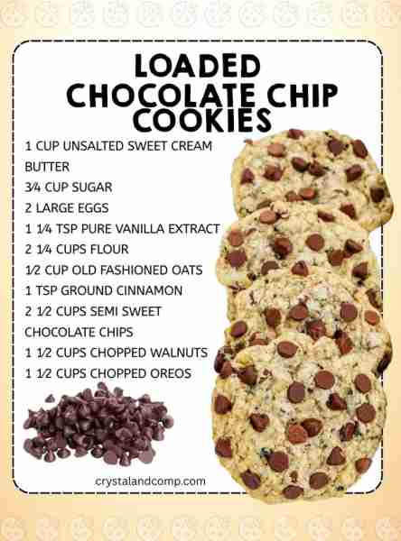 💖 🍪 LOADED CHOCOLATE CHIP COOKIES This recipe is pure bliss! ❤️ RECIPE IN THE COMMENTS