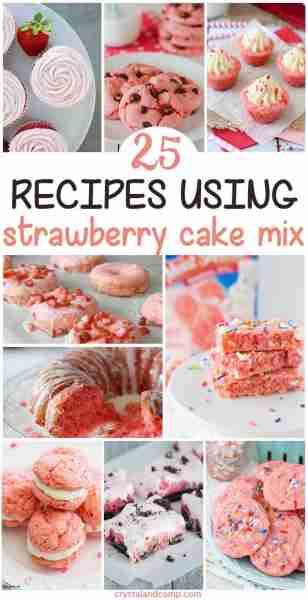 🌸🍰 STRAWBERRY CAKE MIX RECIPES Endless delicious possibilities await! 📜✨ RECIPE LIST IN THE COMMENTS