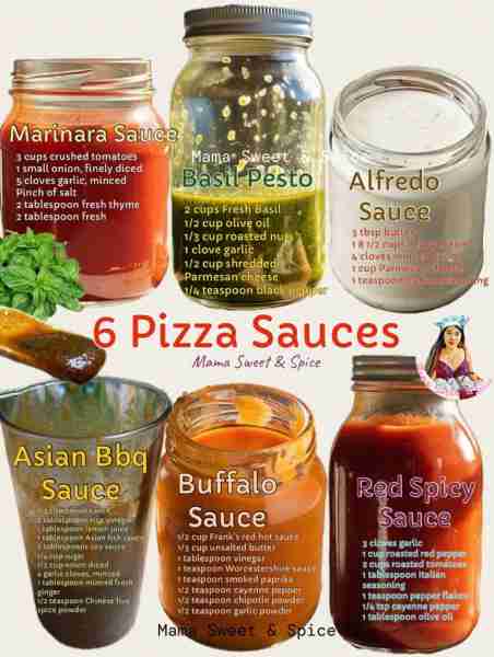 My Favorite Pizza Sauces Recipes Marinara Sauce 3 cups crushed tomatoes 1 small onion, finely diced...