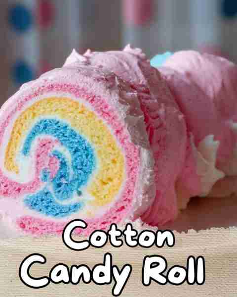 ⬇️ Cotton Candy Roll 😋⬇️ Indulge in a delightful treat that brings the carnival to your kitchen! Th...