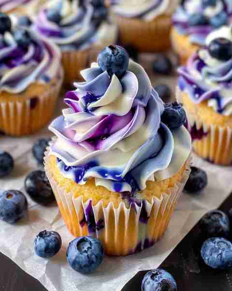 White Chocolate Blueberry Cupcakes Recipe Ingredients: For the Cupcakes: 1 ½ cups all-purpose flour...