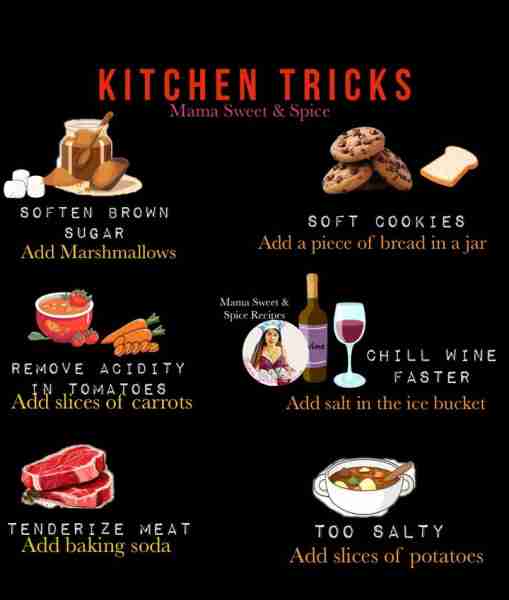 Always great to know! SOFTEN BROWN SUGAR - Add Marshmallows Soften cookies -add a piece of bread in...