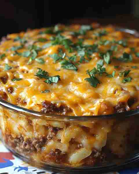Cheesy Taco Hashbrown Casserole Ingredients 1 lb ground beef 2 cloves garlic, minced 1 oz packet tac...