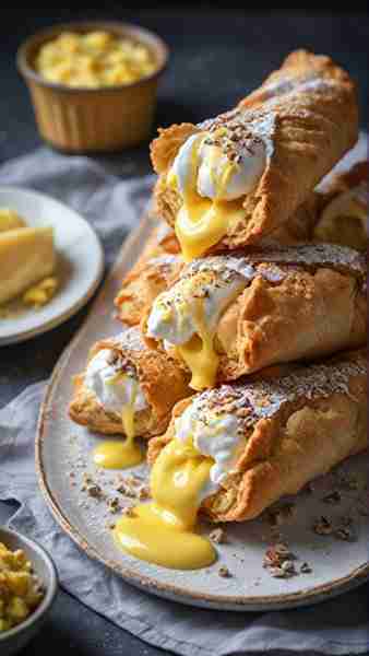 Lemon Cream Puffs (Choux Pastry) Ingredients: For the Choux Pastry: 1/2 cup unsalted butter 1 cup wa...