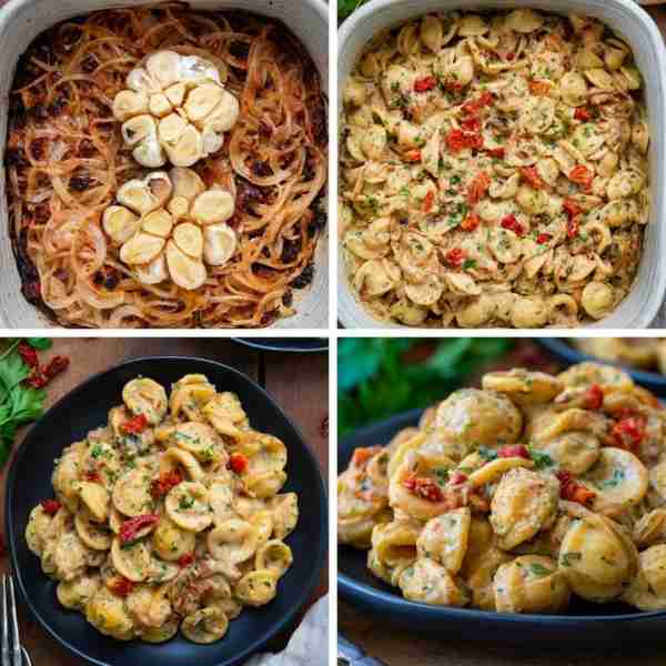 This pasta dish is beyond delicious, and the oven does most of the work! 🚨 Ingredients 2 large yell...