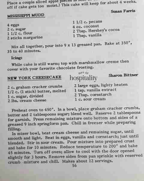 Some 1980s classic cakes. These sound heavenly! 😋
