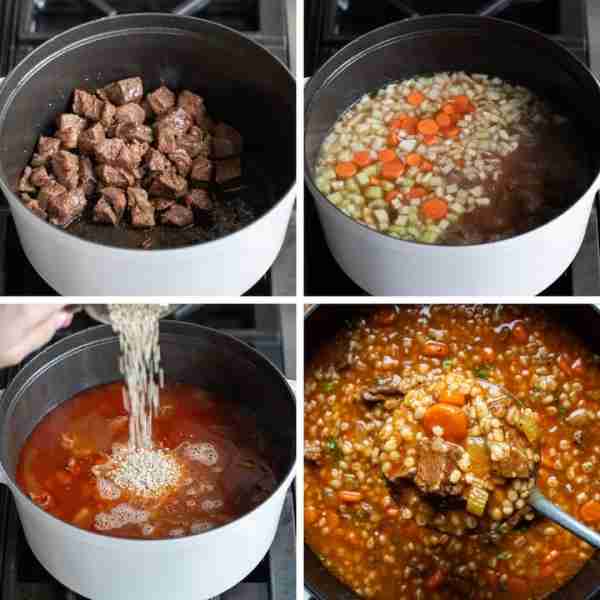 The BEST Beef Barley Soup! Victoria says ⭐️⭐️⭐️⭐️⭐️ "What a wonderful, flavorful soup! This was...