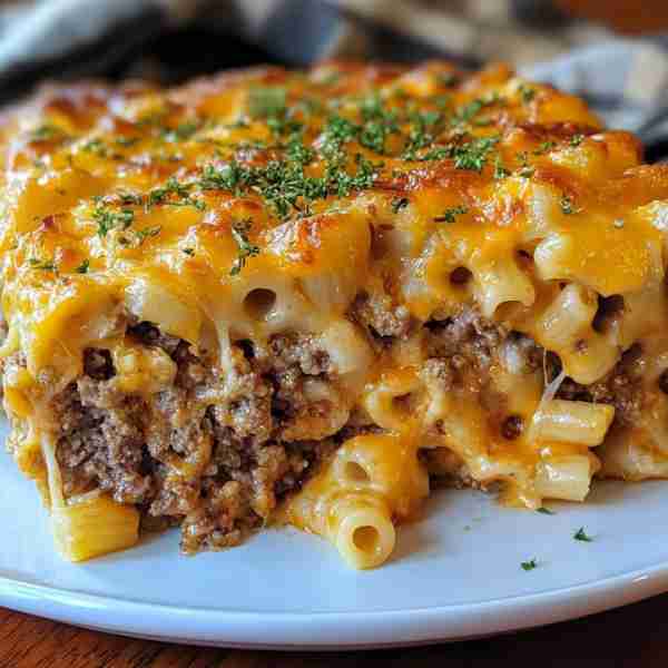 Mac and Cheese Meatloaf Casserole Ingredients: 1 pound ground beef 1/2 pound ground pork 1 small oni...