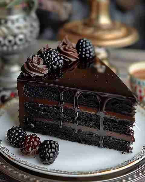 Friends, if you see my posts in your feed, please leave a comment! Luxurious Black Velvet Cake 🍰✨...