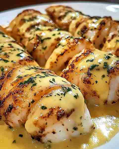Creamy Garlic Butter Lobster Tails 🦞✨ Ingredients: - 4 lobster tails - 4 tablespoons unsalted bu...