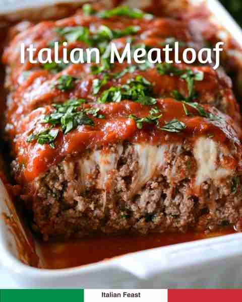 Italian Meatloaf 🍖 🇮🇹🧀🌿 recipe in the сoммεητs ⬇