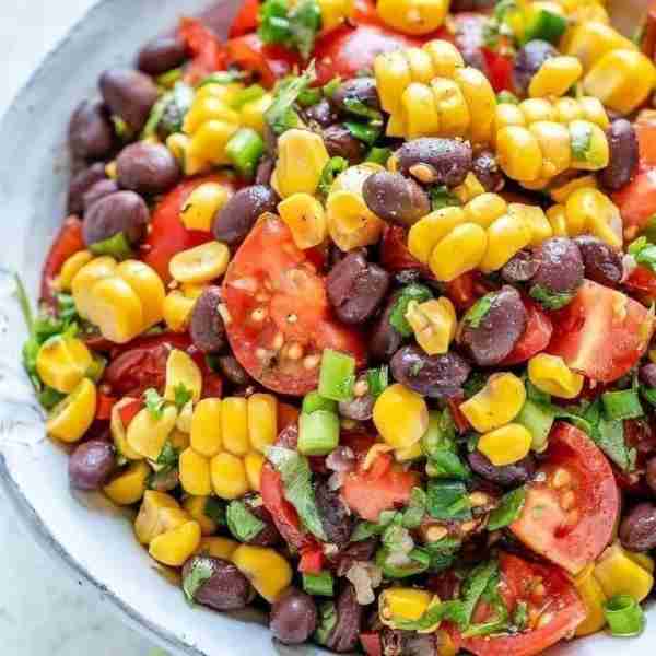 Black Bean Pico De Gallo - EXCELLENT party dip with some good corn chips, a tasty side dish, or simp...