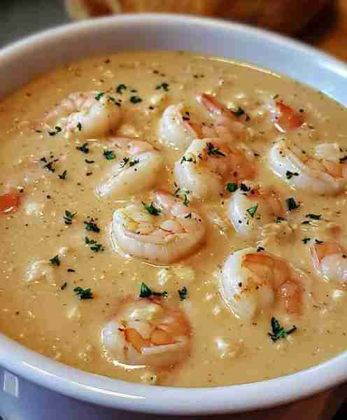 Creamy Crab and Shrimp Seafood Bisque 🍲🦀🍤 📋 Ingredients: ½ lb shrimp, peeled and deveined ½ lb l...