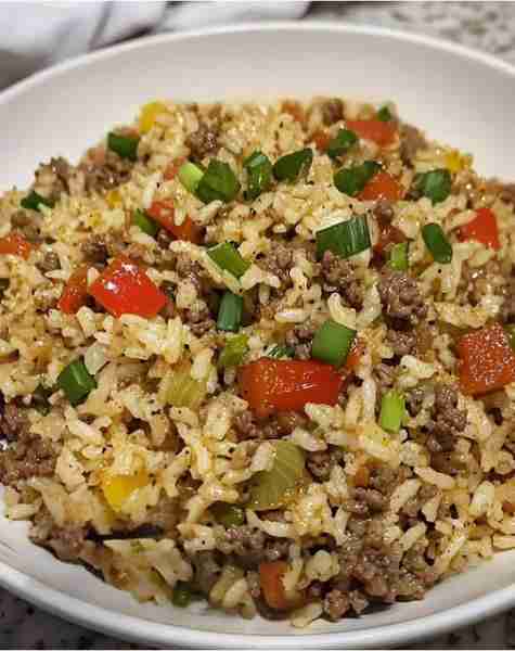Dirty Rice with Ground Beef Ingredients Main Ingredients 1 pound ground beef Notes: Choose lean...