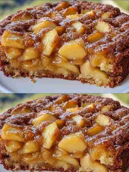 My mom used to make this Swedish Apple Cake for family gatherings, and it was always the first desse...