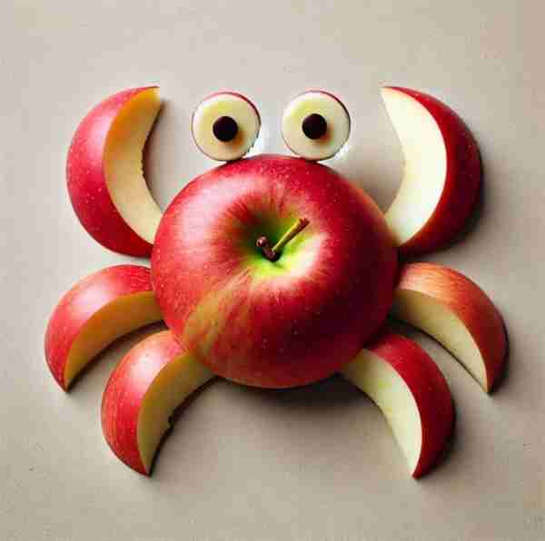 Crab platter decorations