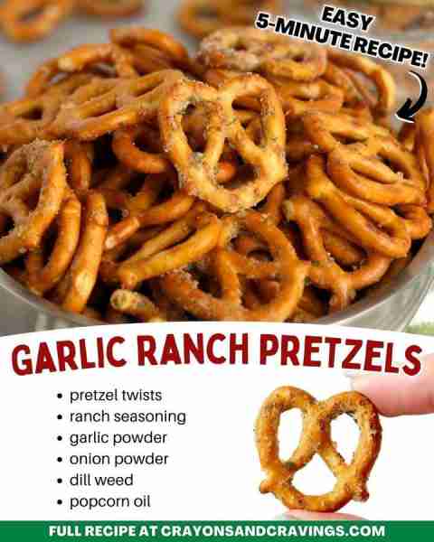 GARLIC RANCH PRETZELS https://crayonsandcravings.com/garlic-ranch-pretzels/