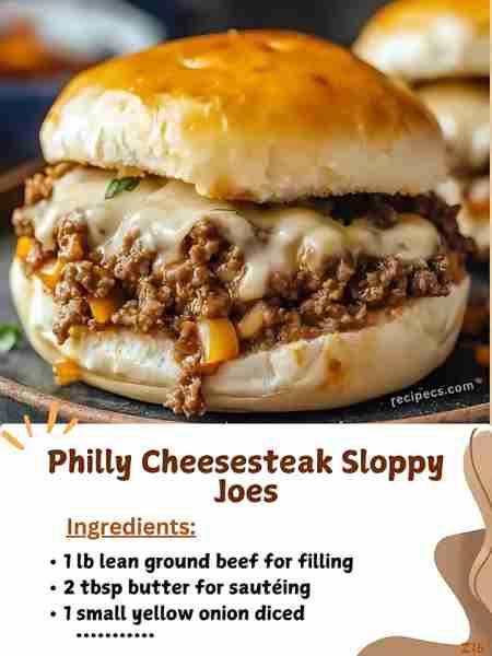 Philly Cheesesteak Sloppy Joes Philly Cheesesteak Sloppy Joes combine the best of two classic sandwi...