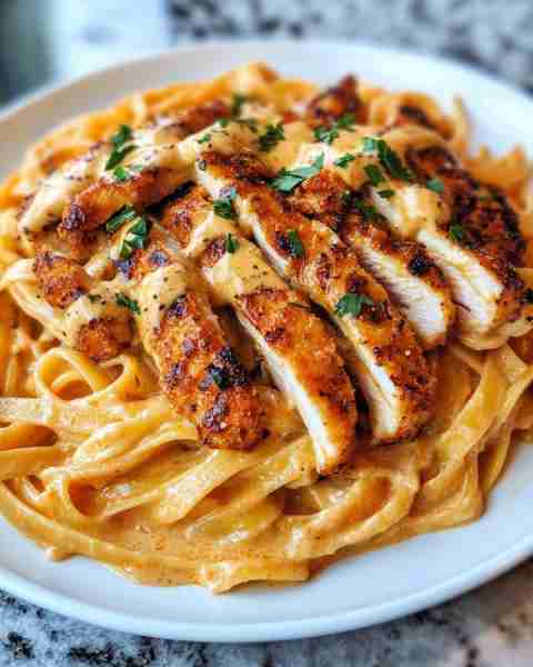 Creamy Cajun Chicken Alfredo Pasta Ingredients: 1.5 lbs chicken breast, cut into strips 2 tbsp Caju...