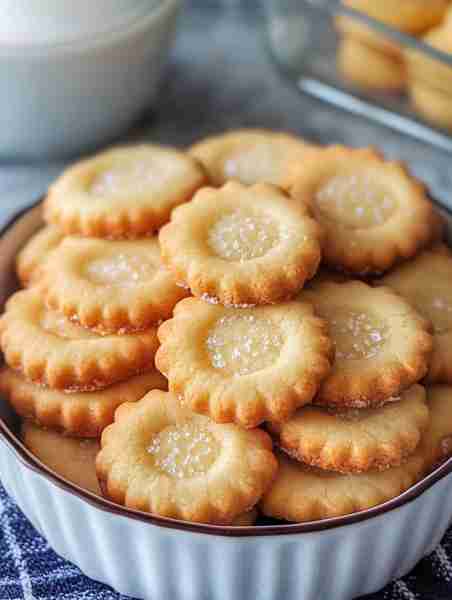Classic Piped Butter Cookies 🧈🍪 A timeless favorite in every bite! Ingredients: 1 cup unsalted b...