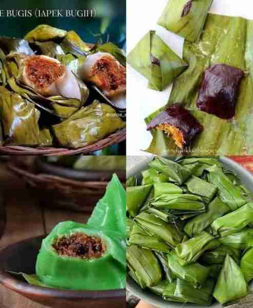 RESEP KUE BUGIS😍😍 ISIAN : 👉1/2 butir kelapa parut yg masih mengkal 👉100 gula merah/ secukupnya...