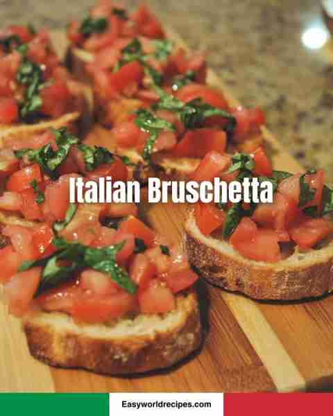 🇮🇹 Italian Bruschetta 🇮🇹🍅 Fresh tomatoes, basil, and crispy bread—the perfect easy appetizer that b...