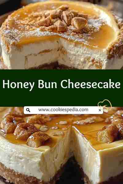 Honey Bun Cheesecake 😋 Crumb Crust 2 cups crushed Nilla wafers 5 tbsp butter, melted 1 tsp cinnamon...