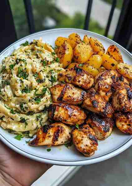 🍋🔥 Greek Lemon-Honey Chicken Alfredo with Spicy Basil Pesto brings a zesty, fiery, and creamy spin...