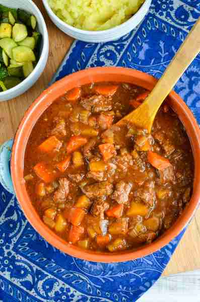 Delicious Beef and Vegetable Casserole. Perfect in the slow cooker, Instant Pot or on the stove top....