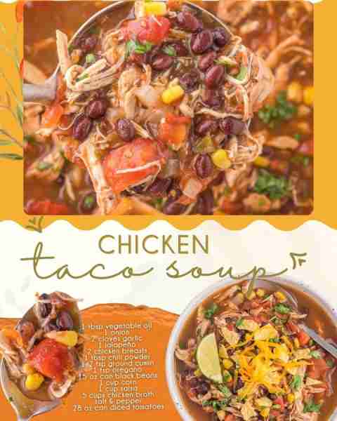 All your favorite taco flavors in a warm, comforting soup! 🌮🍲 Who’s making a pot of this delicious...