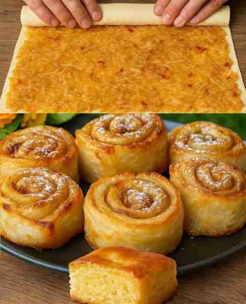 If you have puff pastry, simply grate 3 apples and the dessert is ready in 10 minutes! 500g puff pas...