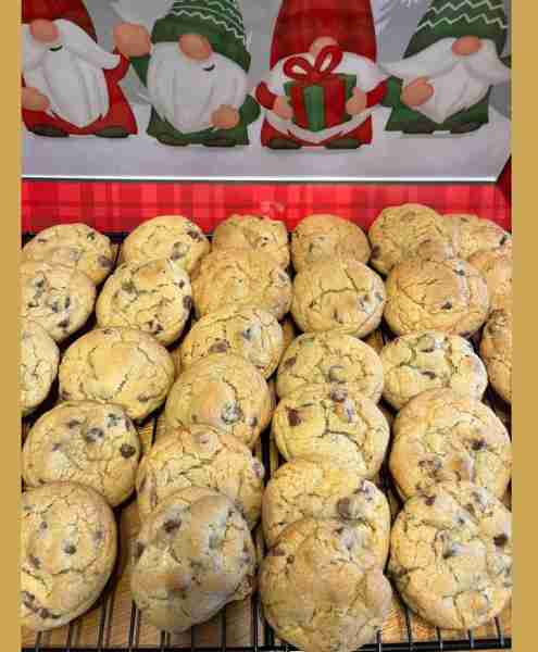 My son’s favorite! Chocolate chip🍪he likes them a little plump. Here’s the recipe: 1 c butter (land...