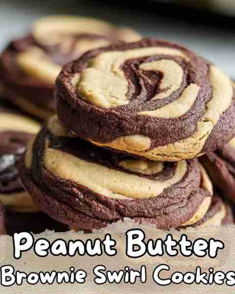 ⬇️ Peanut Butter Brownie Swirl Cookies 😋⬇️ These delightful cookies combine the rich flavors of cho...