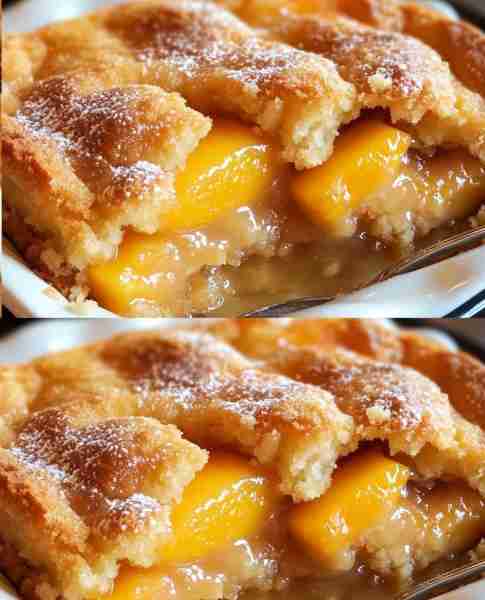 Best Peach Dump Cake Ingredients: 2 cans (15 oz each) sliced peaches in syrup, drained 1 box (15.25...