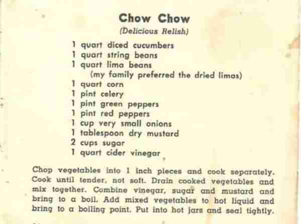 Chow Chow #relish #canning #chowchow