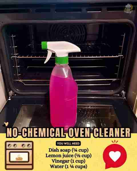 🚫 Stop Buying Harsh Oven Cleaners. 🫵 Try this recipe at home. • Mix 1/4 cup dish soap • Mix 1/2 cu...