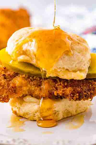Incredible Honey Butter Chicken & Biscuits! Homemade Fluffy biscuits- 💖💖💖 No Canned or Frozen Any...
