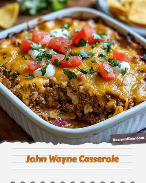 John Wayne Casserole 🍽️ A hearty dish perfect for any weeknight dinner! 📋 Ingredients - 1 lb gro...