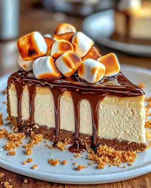 S'MORES CHEESECAKE INGREDIENTS Crust 1 ½ cups graham cracker crumbs 5 tablespoons melted butter 2 ta...