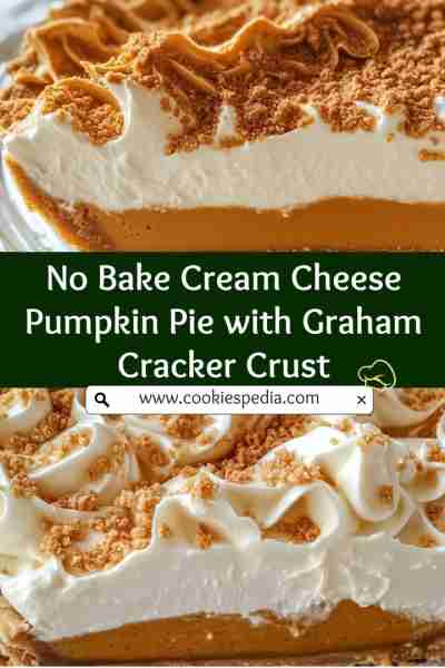 🥧 No Bake Cream Cheese Pumpkin Pie with Graham Cracker Crust This No Bake Cream Cheese Pumpkin Pie...