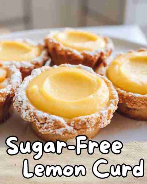⬇️ Sugar-Free Lemon Curd in Keto Cookie Cups 😋⬇️ If you’re seeking a tasty dessert that’s low in su...