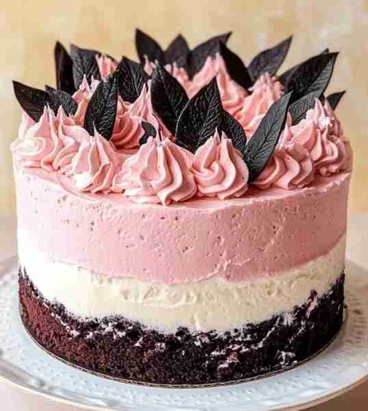 Tricolor Dream Torte Savor this exquisite Tricolor Dream Torte, a masterpiece featuring harmonious l...