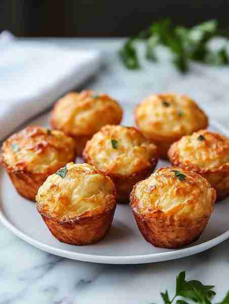 Golden Mashed Potato Cheese Puffs 🥔🧀 Perfect for brunch, dinner sides, or party appetizers! Ingred...