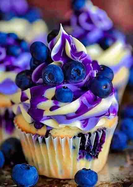 BLUEBERRY VANILLA CHEESECAKE CUPCAKES INGREDIENTS For the Crust: ¾ cup graham cracker crumbs 2 tbsp...